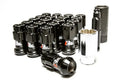 Project Kics 20 PCS (NO LOCKS) Black R40 Iconix W/ Plastic Cap (Black) - 12X1.25