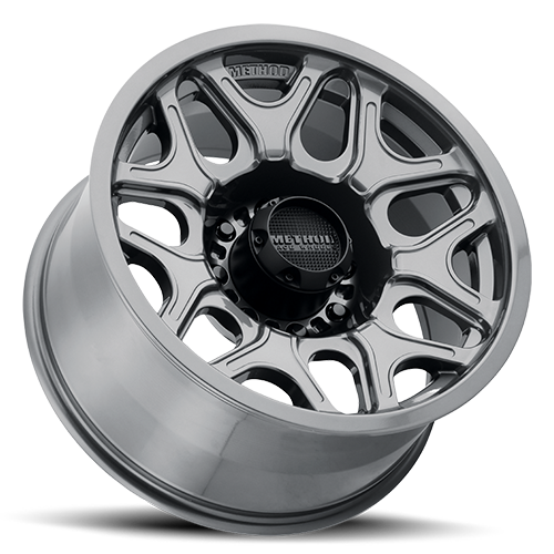 Method MR322 / 20x10 / 8x6.5 BP / -18ET / 4.76in BS / 130.81mm CB - Gloss Titanium Wheel