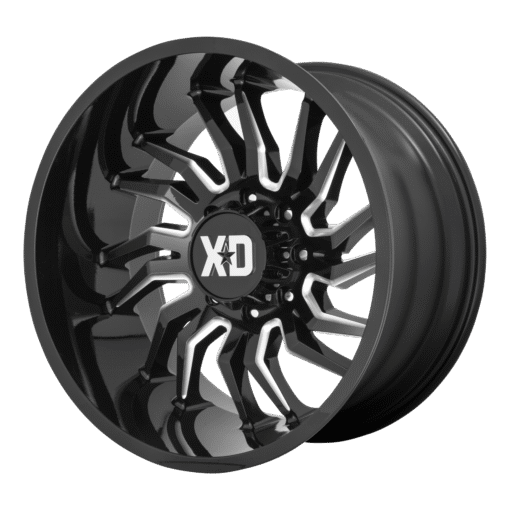 KMC Wheels black auto part