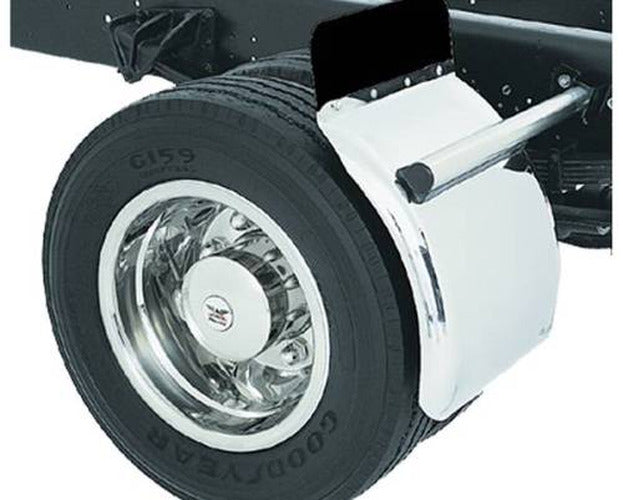 SS FENDER 24IN WIDE QUARTER FENDER FITS TRUCKS W/22.5IN WIDE WHEELS