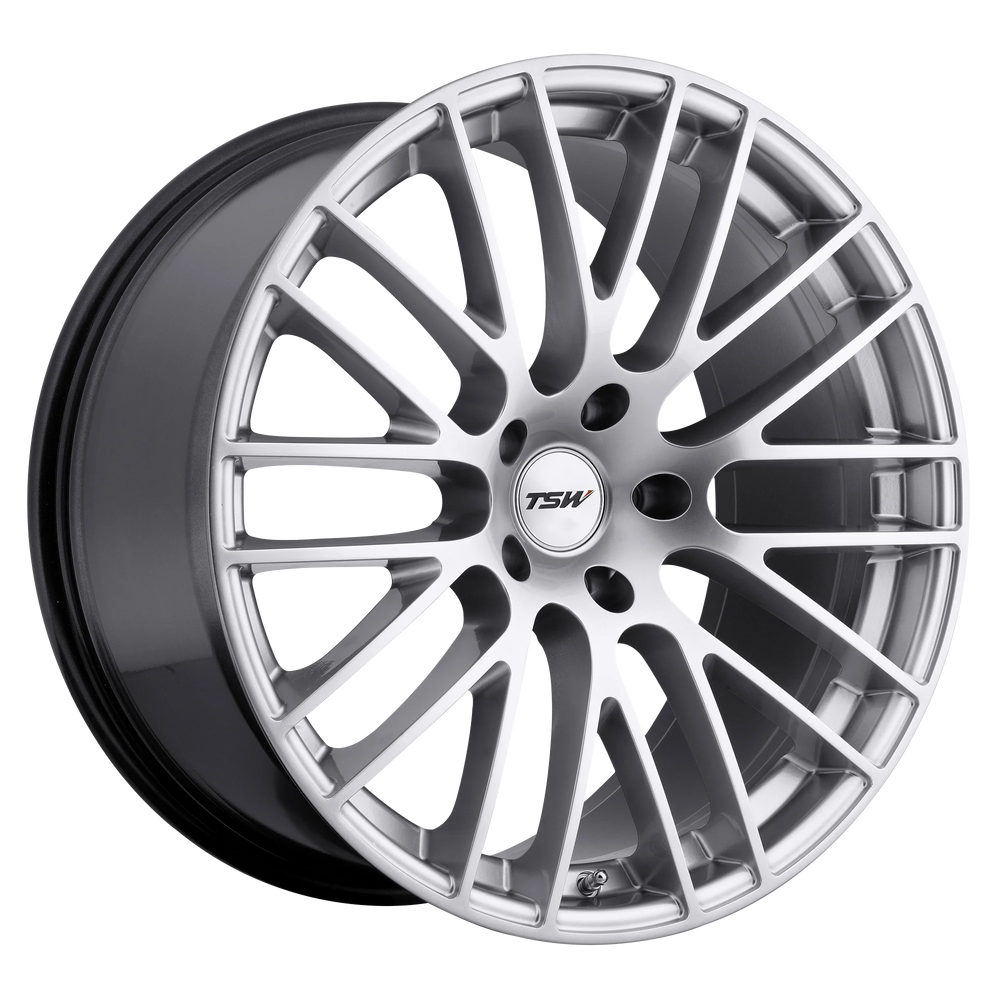 ~(36 lbs. 21X21X10)~ TSW MAX 19x8.5 5/120 ET15 CB76.1 HYPER SILVER
