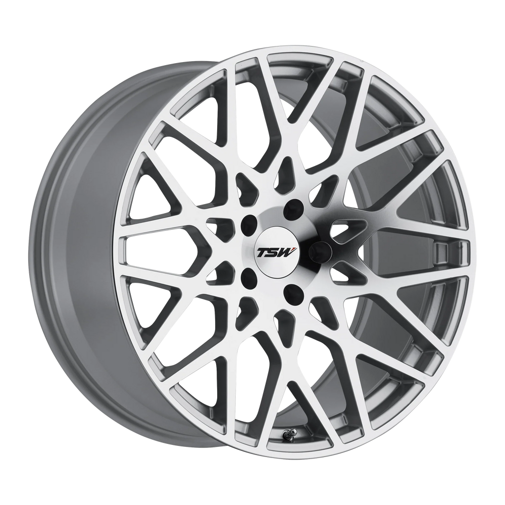 TSW Alloy Wheels silver auto part