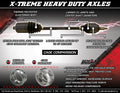1723 CANAM MAVERICK X3 X XTREME HEAVY DUTY FRONT UNIVERSAL AXLE