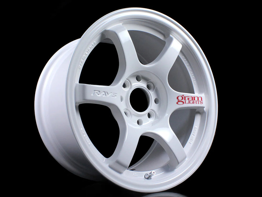 Gram Lights 57DR 15x8.0 +35 5x114.3 Semi Gloss Black Wheel
