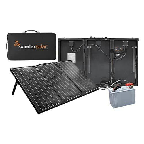 PORTABLE SOLAR CHARGING KIT 90W FOR 12V LED ACID BATTERIES