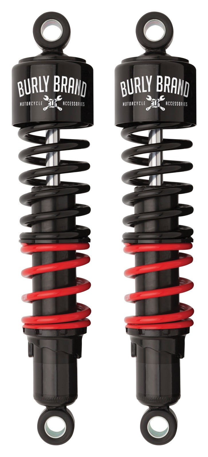 Burly Brand H-D Touring Stiletto Shocks 13in STD - Black