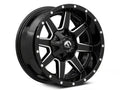 ~(33 lbs. 20X20X12)~ MAVERICK 17x9 5x114.30/5x127.00 GLOSS BLACK MILLED (-12 mm)