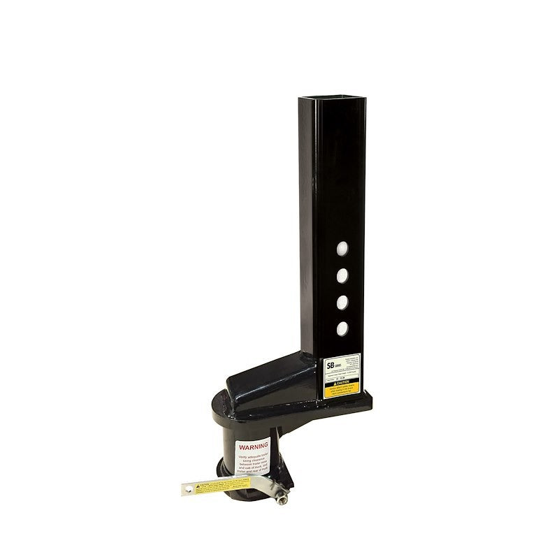 6IN OFFSET EXTENDED COUPLER FOR 4IN SQUARE TUBE TRAILERS
