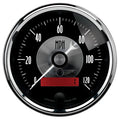 Autometer Prestige Series Black 3-3/8in 120mph Electric Programmable Speedometer w/LCD Odometer