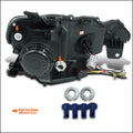PROJECTOR HEADLIGHT BLACK HOUSING W