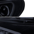 PROJECTOR HEADLIGHT BLACK HOUSING W