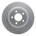 R1 04-24 American Coach American Allegiance Rear Left/Front Left Drill & Slot Geoperformance Rotor