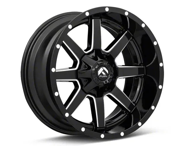 ~(33 lbs. 20X20X12)~ MAVERICK 17x9 6x135.00/6x139.70 GLOSS BLACK MILLED (1 mm)