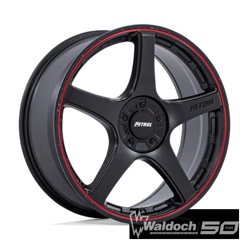 PE003 20X8.5 5X112/120 G-BLK MCH-FC