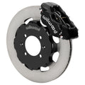 R1 09-14 Subaru Forester Front & Rear Drilled & Slotted Carbon Coated Brake Rotor Set