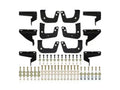 Westin 07-18 Jeep Wrangler JK Unlimited Outlaw Drop Nerf Step Bars - Textured Black