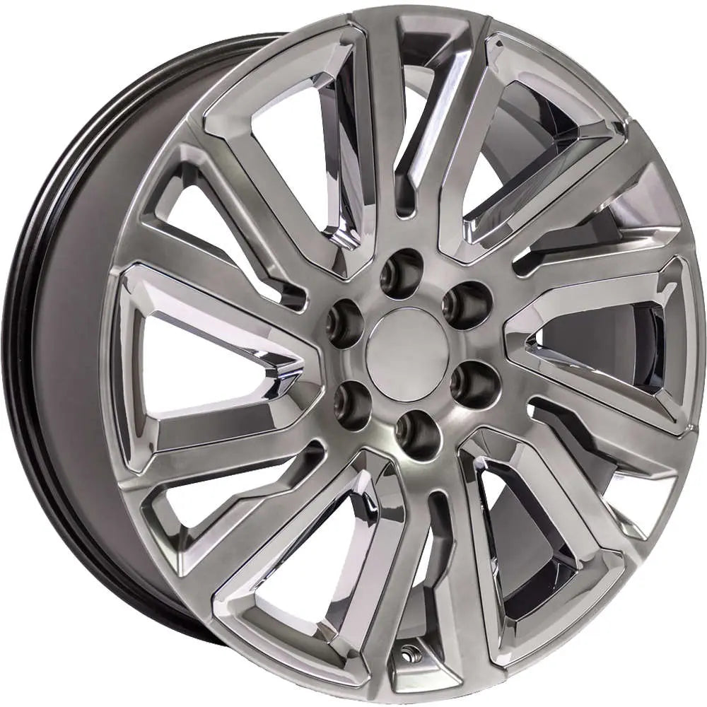22 IN REPLICA WHEEL CV39 FITS GMC SIERRA RIM 22X9 HYPER WHEEL