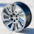 22 IN REPLICA WHEEL CV39 FITS GMC SIERRA RIM 22X9 HYPER WHEEL