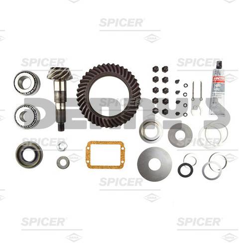 DIFFERENTIAL RING AND PINION; DANA 30R 4.10 RATIO