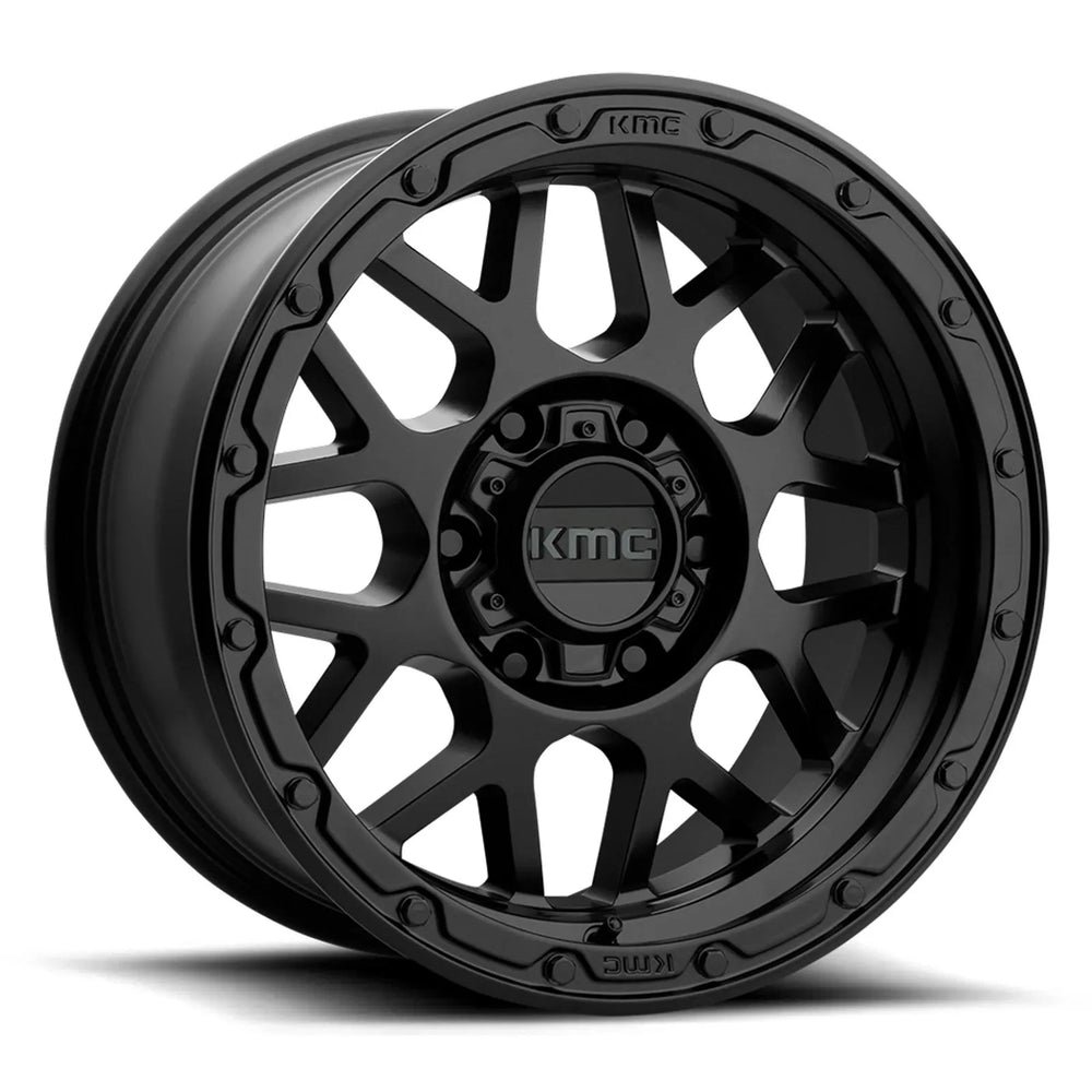 KMC Wheels black auto part