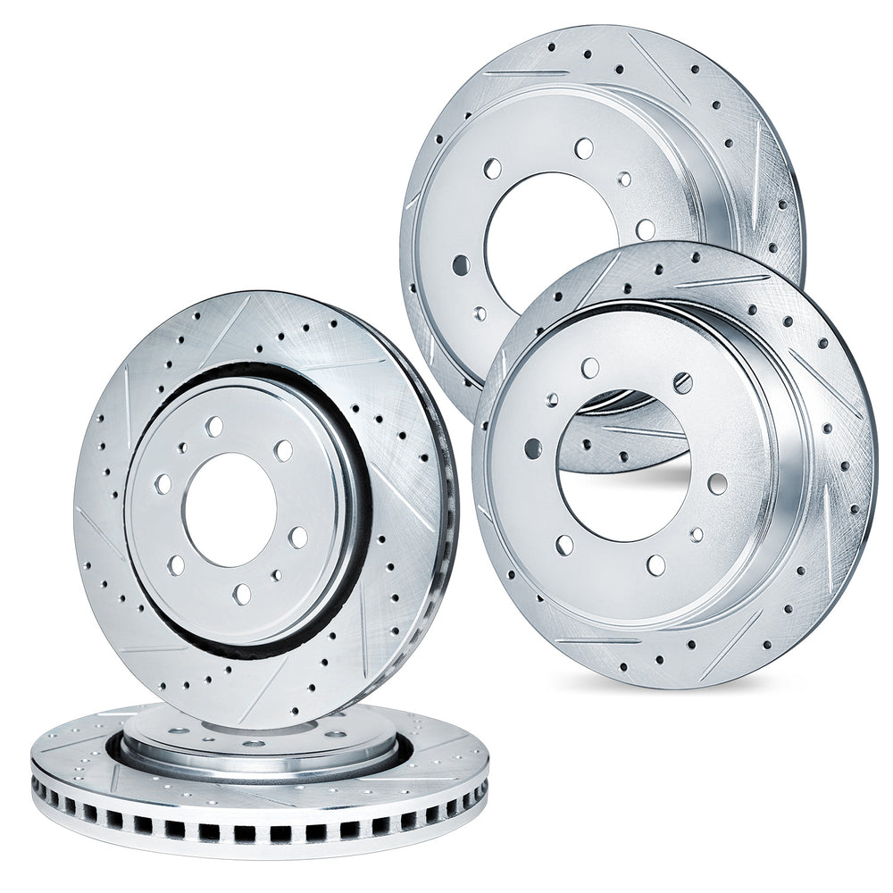 R1 Concepts Brake Rotor- D/S - Silver Fits Renault R15
