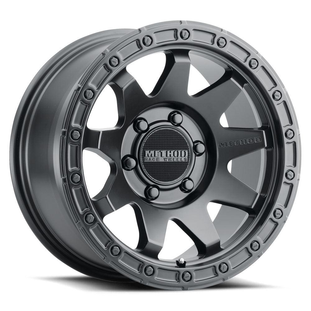Method MR317 18x9 +18mm Offset 8x170 130.81mm CB Matte Black Wheel