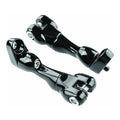 Kuryakyn Adjustable Passenger Pegs With Small ISO Pegs Black