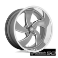 U133 22X8.5 5X5.0 ANTH-MILL-DCL 01M