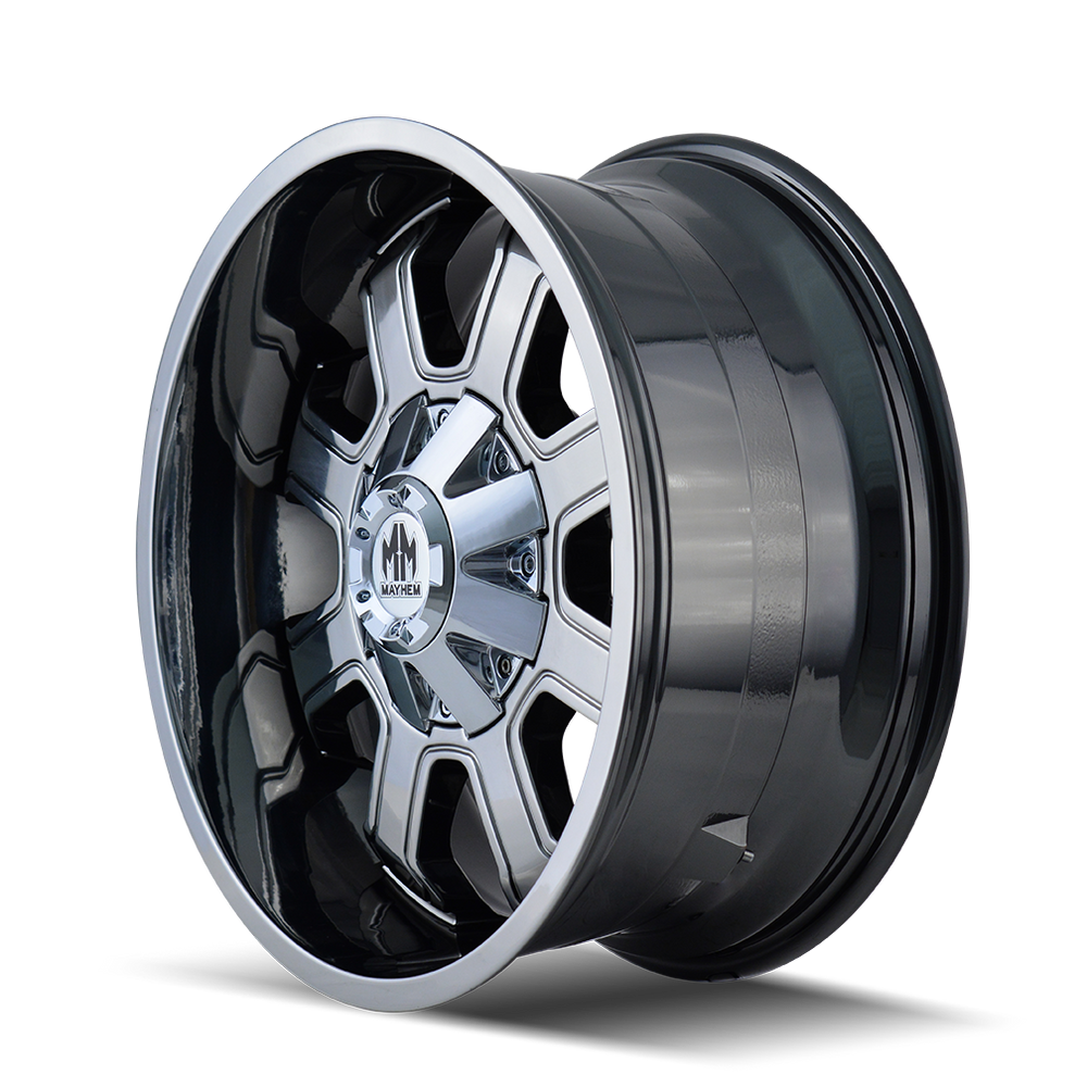 ~(39 lbs. 22X22X10)~ FIERCE (8103) CHROME 20X9 5-139.7/5-150 0MM 110MM