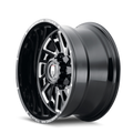 AT1905-221242M AMERICAN TRUXX BLADE AT1905 BLACK MILLED 22X12 5-139.7 -44MM 110.3MM