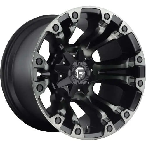 ~(57 lbs. 23X23X15)~ VAPOR 20x12 6x135.00/6x139.70 MATTE BLACK DOUBLE DARK TINT (-44 mm)