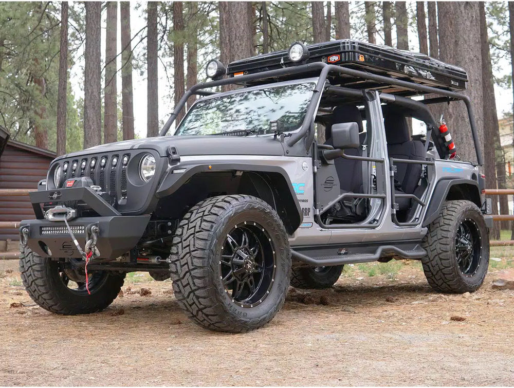 18C WRANGLER JL FINE TEXTURED BLACK FRONT DOORS