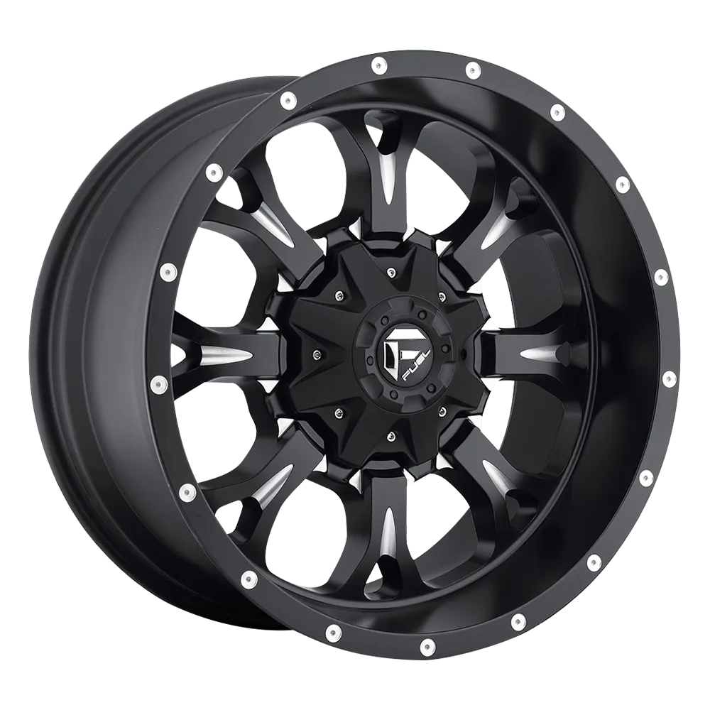 D517 18X9 8X6.5 MT-BLK-MIL -12MM