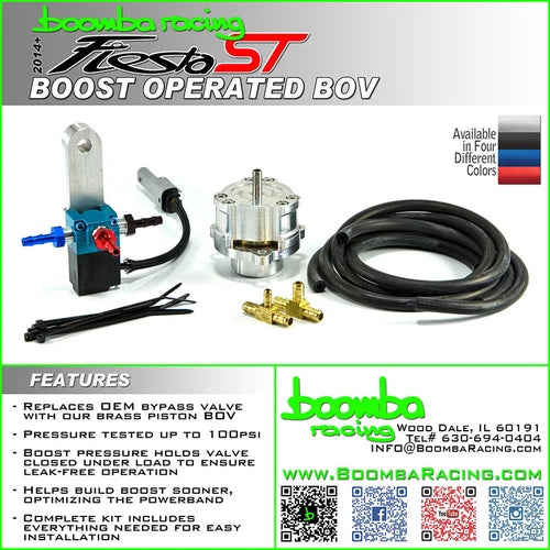MUSTANG ADJUSTABLE BOOST OPERATED BOV - NATURAL