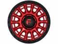 D834 17X9 5X5.0 C-RED-BLK-RG 1MM