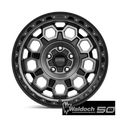TREK 17X9 6X139.70 SATIN BLACK W/ G