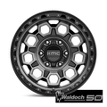 TREK 17X9 6X114.30 SATIN BLACK W/ G