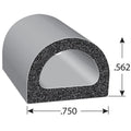 EPDM SPONGE DSEAL W/PSA 500FT