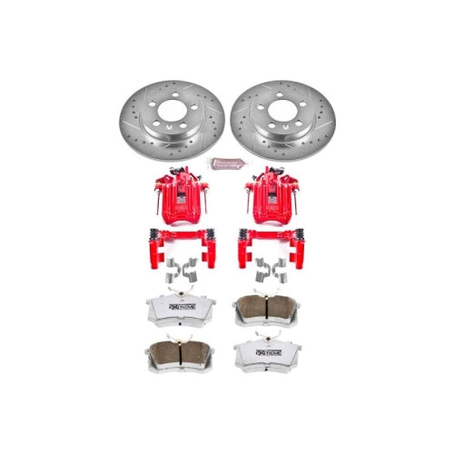 Power Stop 00-06 Audi TT Quattro Rear Z23 Evolution Sport Brake Kit w/Calipers