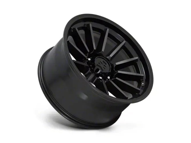 LUXE 22X10 5X5.0 MACH 18MM GLOSS BLACK MACHINED W/ GRAY TINT