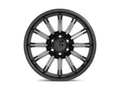 LUXE 22X10 5X5.0 MACH 18MM GLOSS BLACK MACHINED W/ GRAY TINT