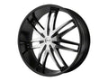 KM673 SKITCH CHROME PLATED 22 X 9 6X5.5 6.38 b/s 35 o/s