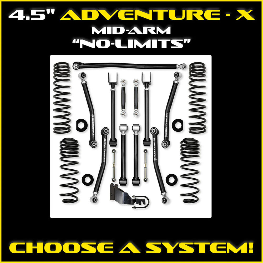Rock Krawler 2018+ Jeep Wrangler JL 2DR / JLU 4DR Box Kit JL X Series