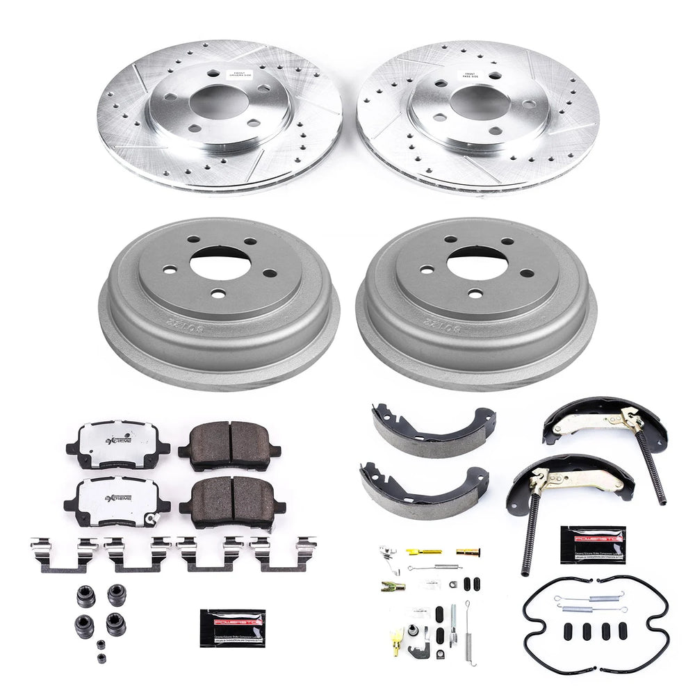 Power Stop 05-07 Chevrolet Malibu Front & Rear Z23 Evolution Sport Brake Kit