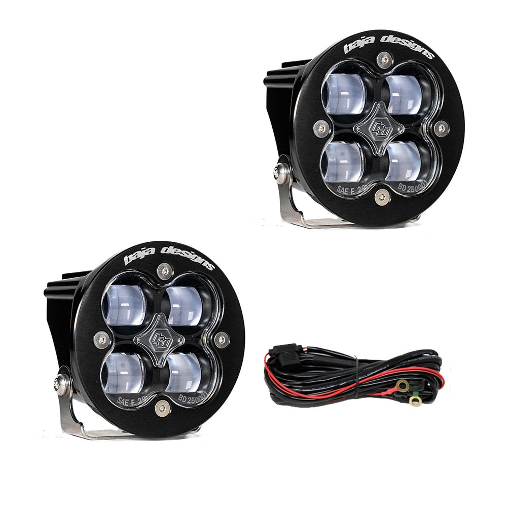Baja Designs Squadron-R 2.0 Pro LED Wide Cornering (Pair) - Baja Amber