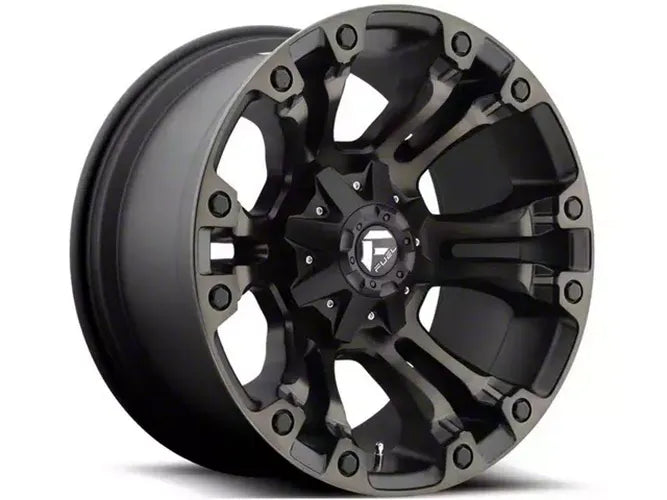 ~(47 lbs. 21X21X12)~ VAPOR 18x9 6x135.00/6x139.70 MATTE BLACK DOUBLE DARK TINT (1 mm)