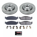 Power Stop 2010 Lincoln MKT Front and Rear Semi-Coated Rotor Kit
