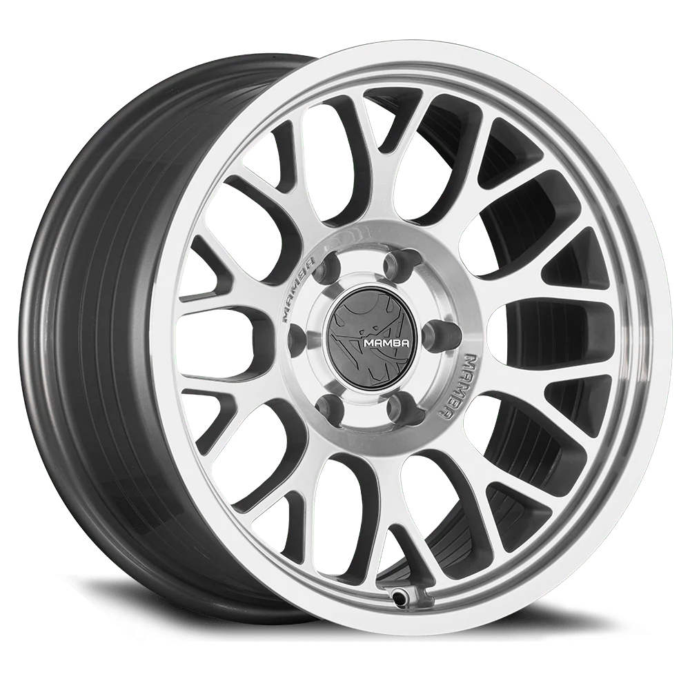 Mamba M28 20x9 6x135 ET0 Silver Wheel w/ Mirror Machine Face & Lip