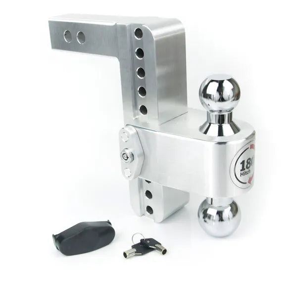 TURNOVER BALL 8" DROP HITCH W/ 2