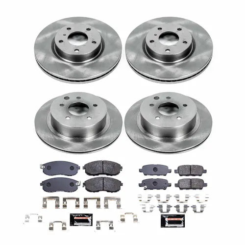 Power Stop 03-05 Infiniti G35 Front & Rear Track Day Brake Kit